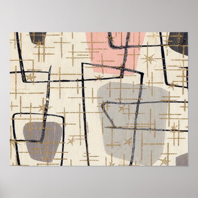 Poster de Abstrato meio século moderno de (Frente)