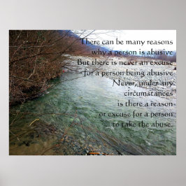 Poster de abuso doméstico
