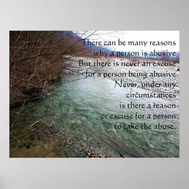 Poster de abuso doméstico (Frente)