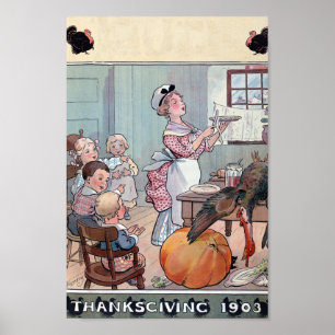 Poster de Ação de Graças de 1903