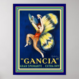 Poster de Ad Gancia por Cappiello 12 x 16