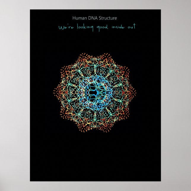 Poster de ADN humano (Frente)