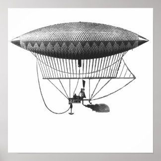 Poster de aeróstato pessoal