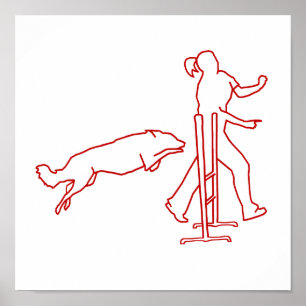 Poster de Agilidade de Garota-Cão