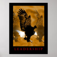 Poster de Águia de Landing Motivacional