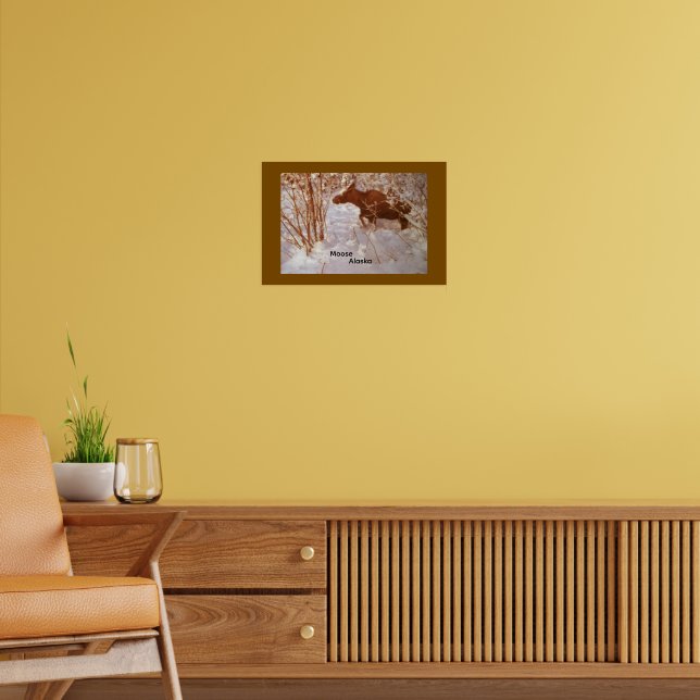 Poster de Alce no Alasca (Sala de Estar 2)