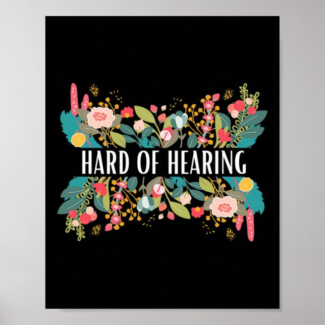 Poster De Alerta E Design De Sensibilização Para Os Surdo (Frente)