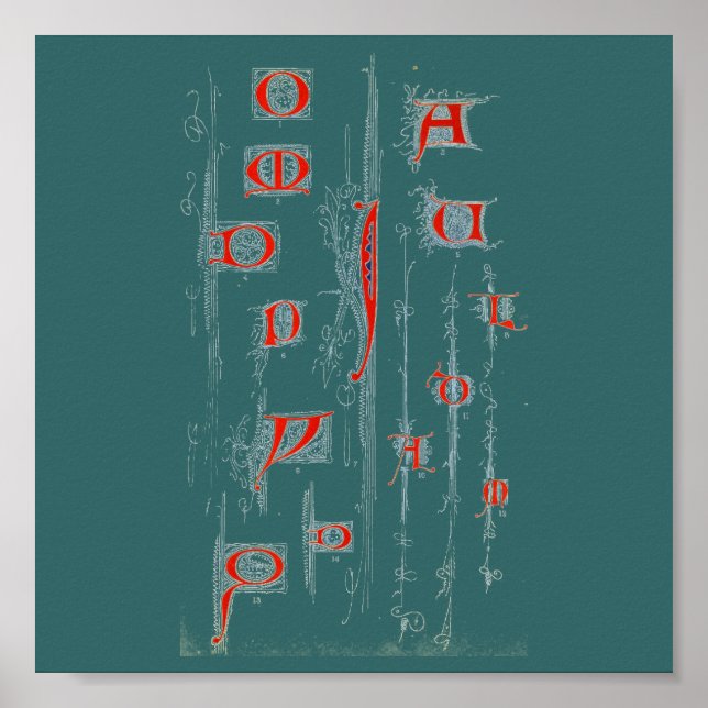 Poster de alfabeto (Frente)