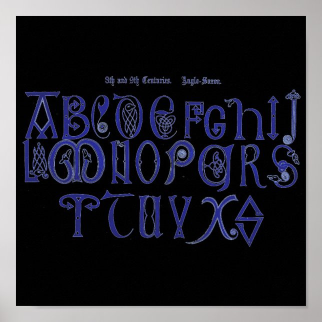 Poster de alfabeto (Frente)