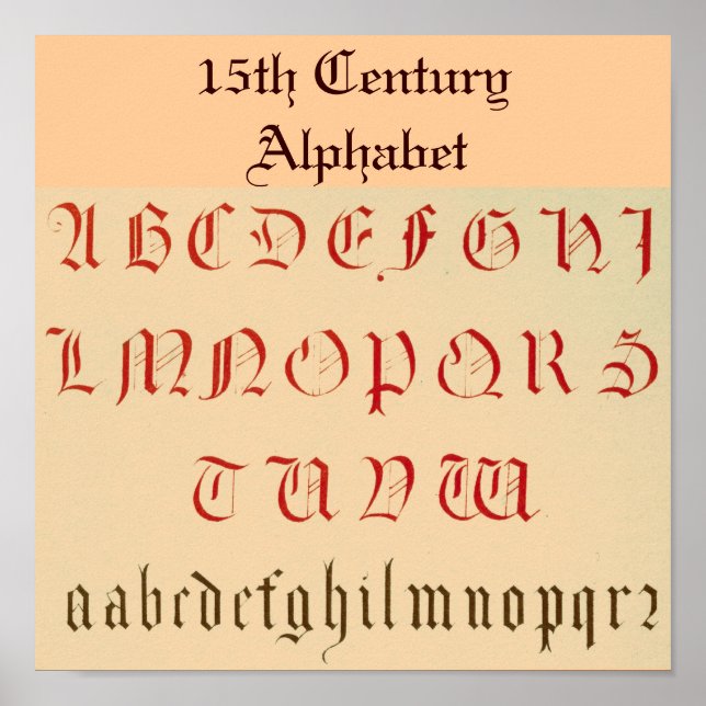 Poster de alfabeto (Frente)