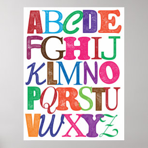 Poster de alfabeto
