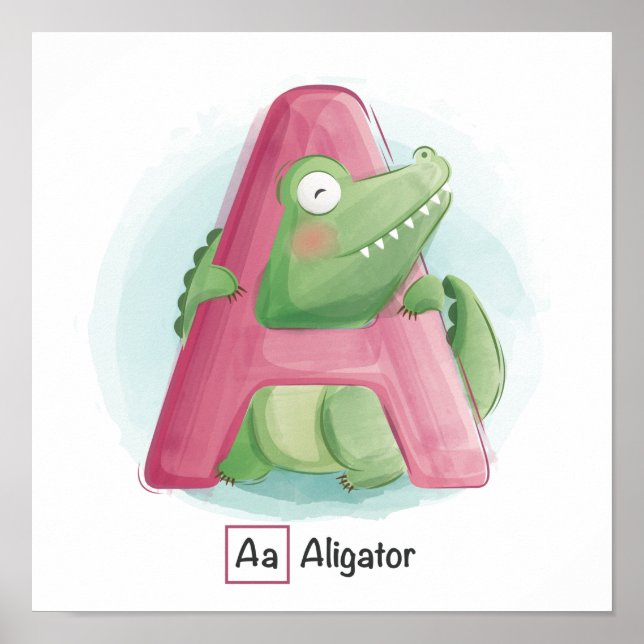 Poster de Alfabeto Animal Cujo (Frente)