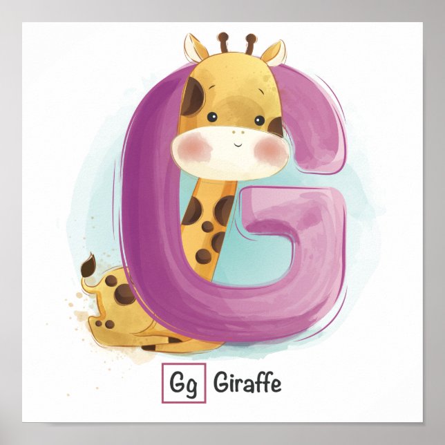 Poster de Alfabeto Animal Cujo (Frente)