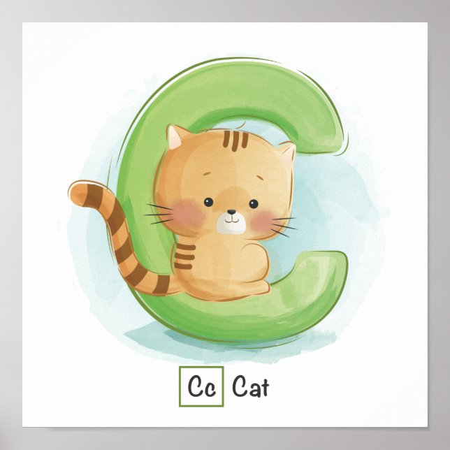 Poster de Alfabeto Animal Cujo (Frente)