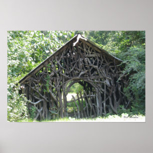 Poster de algodão da vinha