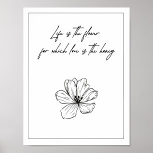 Poster de amor inspirador