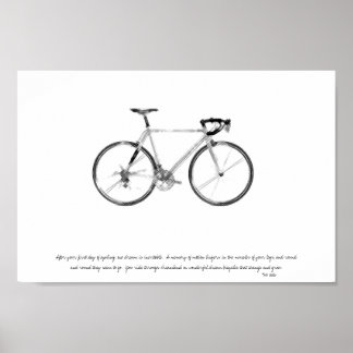 poster de andando de bicicleta