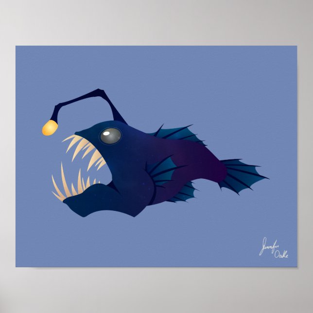 Poster de Anglerfish 11x14 (Frente)