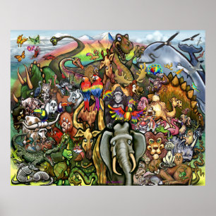 Poster de animais