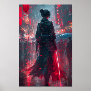 Poster de Anime Art com Female Androgada Samu