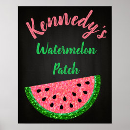 Poster de aniversário de Watermelon, Welcom Sinal