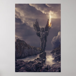 poster de anjo flamejante