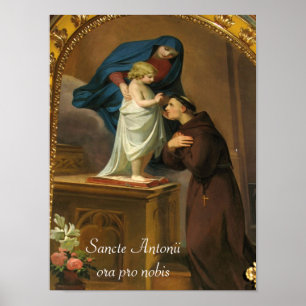 Poster de Anthony de santo, Poster di Sant'Antonio