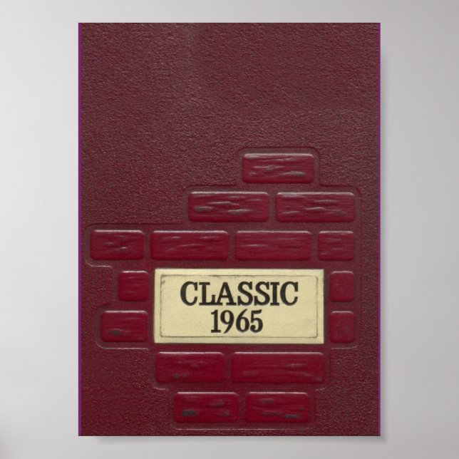 poster de anuário de 1965 (Frente)