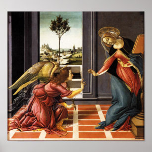 Poster de Anunciação Botticelli