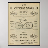 poster de Anúncio da Revista Bicicleta de 1893