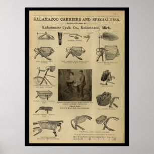 poster de Anúncio da Revista Bicicleta de 1893