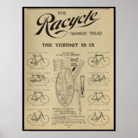 poster de Anúncio da Revista Bicicleta de 1896