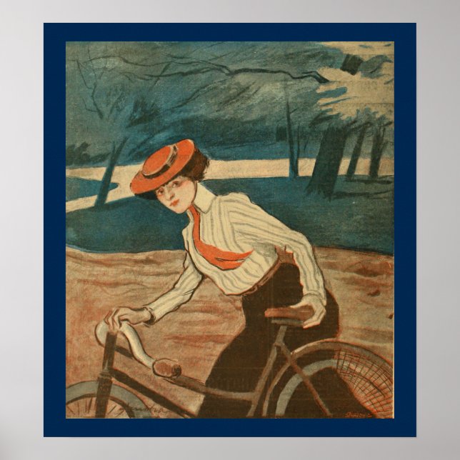 poster de Anúncio da Revista Bicicleta de 1903 (Frente)