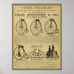 poster de Anúncio da Revista de Alta Roda 1886 Vin