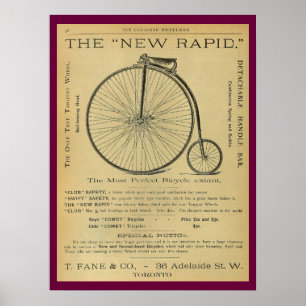 poster de Anúncio da Revista de Alta Roda 1886 Vin