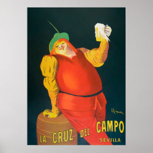 Poster de Anúncio de Álcool Vintage