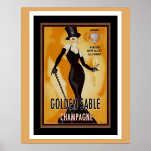 Poster de anúncio de cabo do ouro