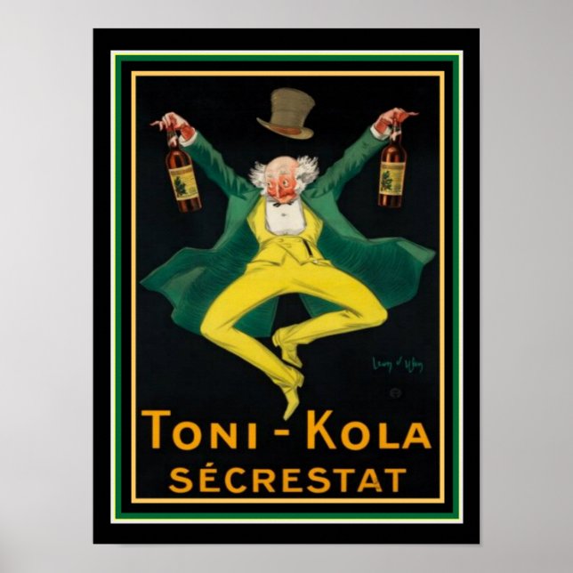 Poster de Anúncio para Toni-Kola Secrestat 12 x 16 (Frente)