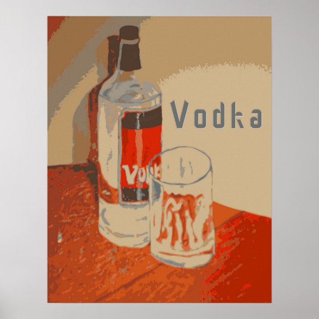 Poster de Anúncio Vodka (Frente)