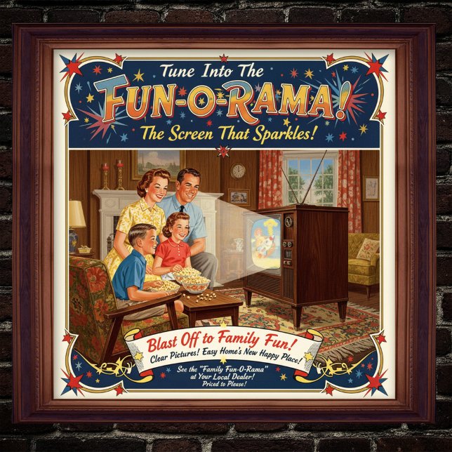 poster de Anúncios Televisivos Vintage 1955 (Criador carregado)