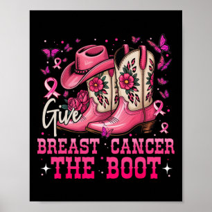 Poster Dê Ao Cancer De Mama O Cancer De Mama Da Garota De