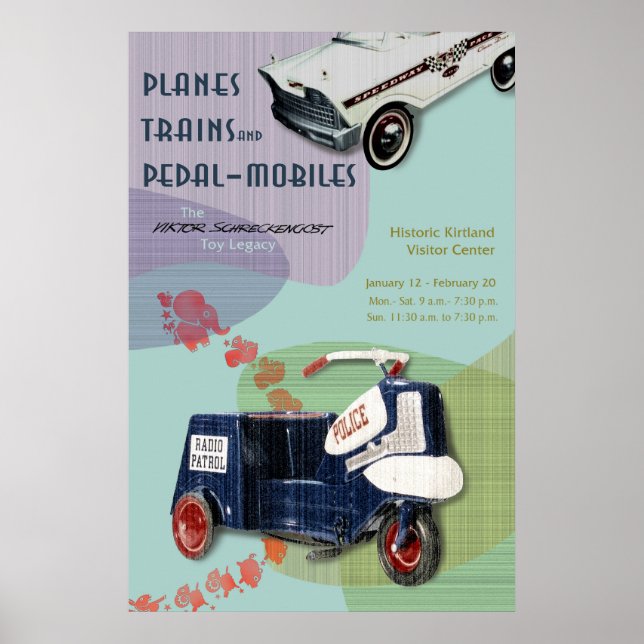 Poster de Apresentação de Brinquedos Viktor Schrec (Frente)