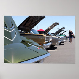 Poster de Apresentação de Carros Clássicos