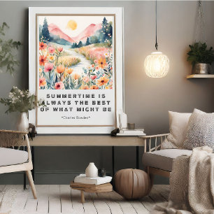 Poster de Aquarela Verão é Sempre o Melhor