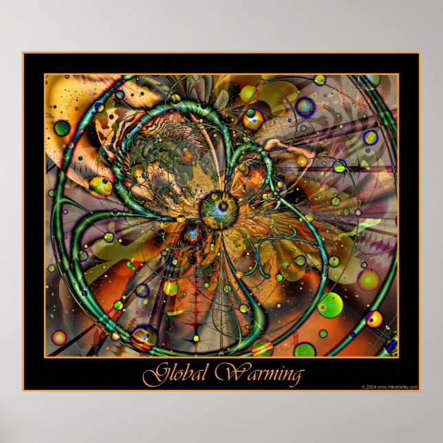 Poster de Aquecimento Global (Frente)