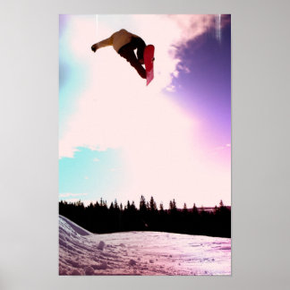 Poster de ar a snowboard