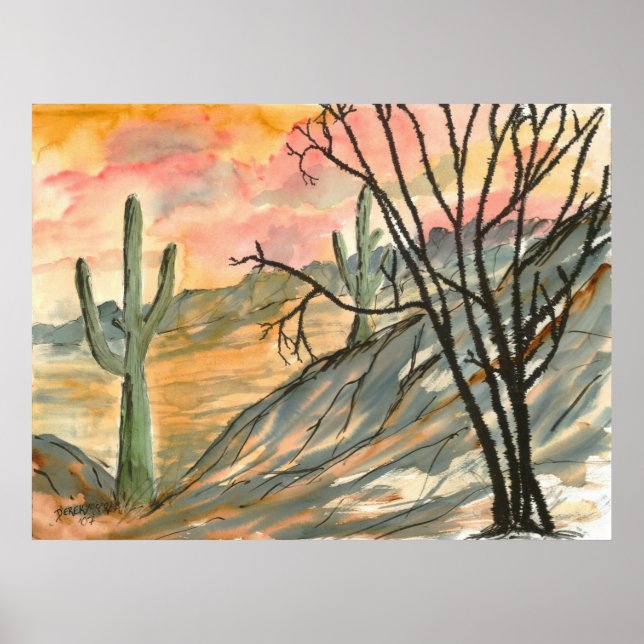 poster de arizona à noite (Frente)