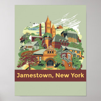 Poster de arquitetura Jamestown (11 x 14)