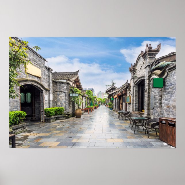 Poster de Arquitetura Oriental (Frente)