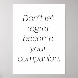 Poster de arrependimento